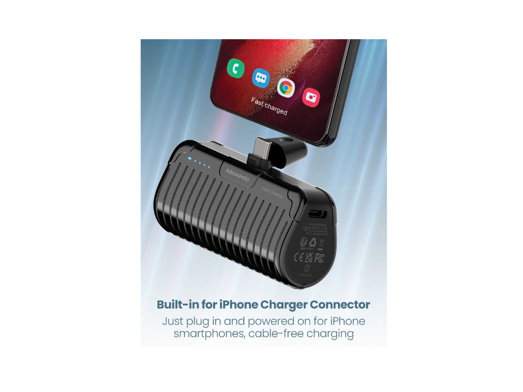 Moxedo 5000 mAh Mini Power Bank - Fast Charging Moxedo 5000 mAh Mini Power Bank - Fast Charging